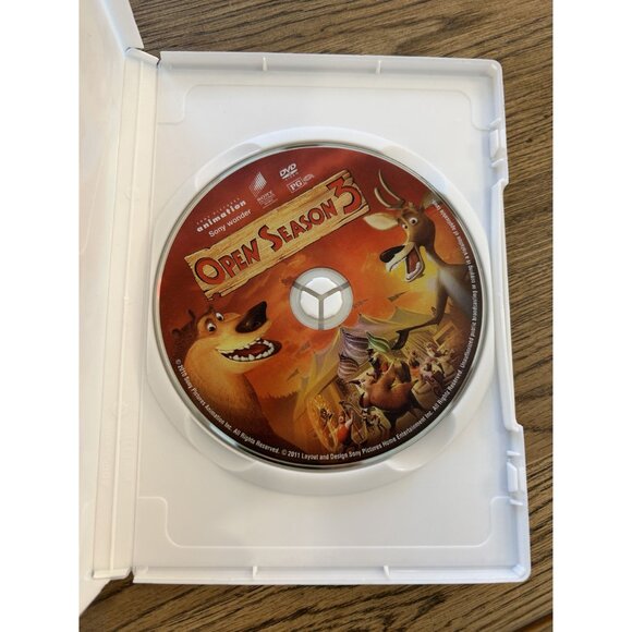 Open Season 3 DVD 2011 Animation Comedy Movie Jeff Cameron Pre-Owned - Picture 4 of 4